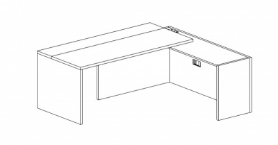 стол 155 1  PZ-LD без тумбы и полки2